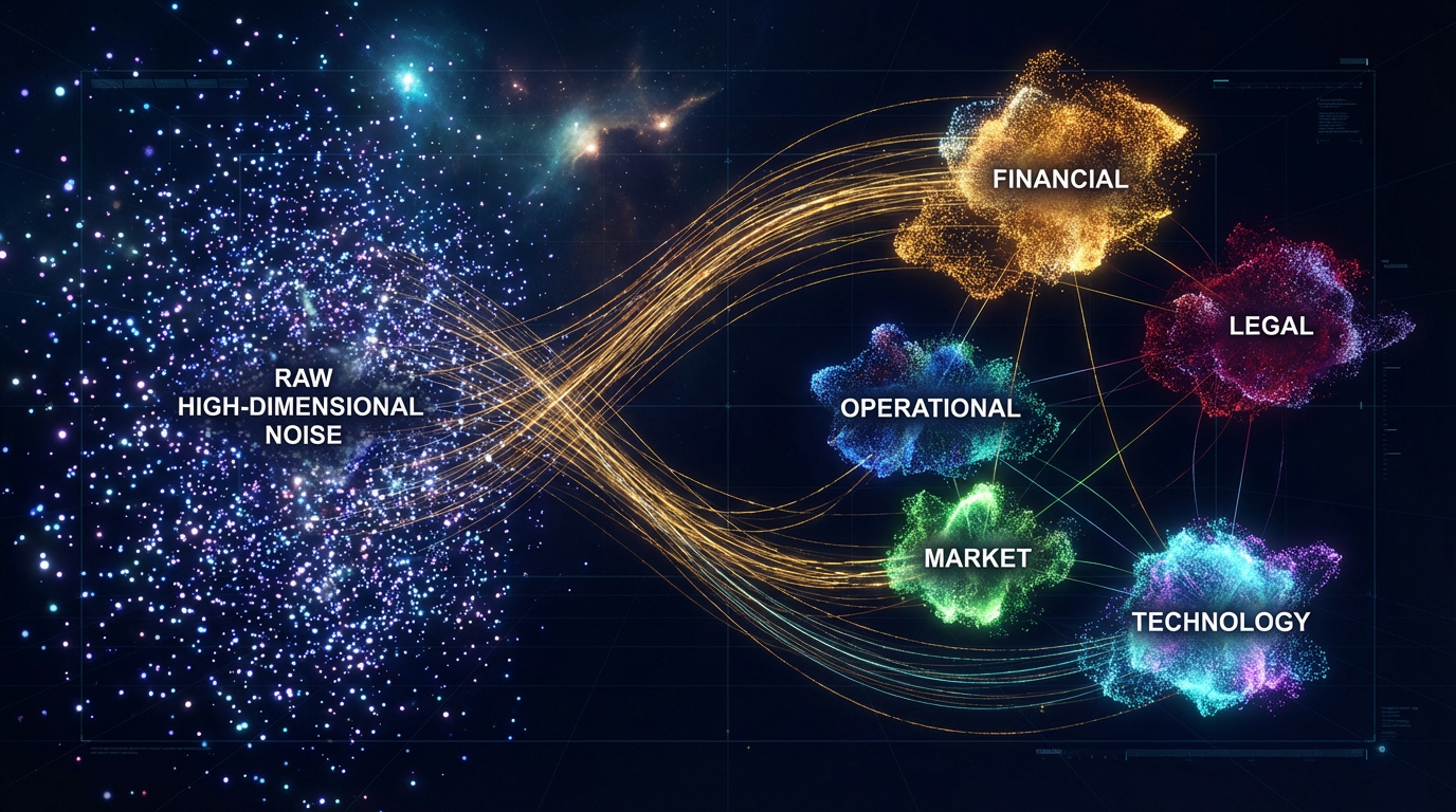 CortexDD document and system data organized by meaning